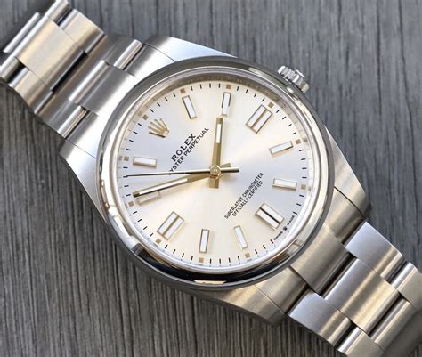 rolex oyster perpetual 41 korallenrot|Rolex Oyster Perpetual silver.